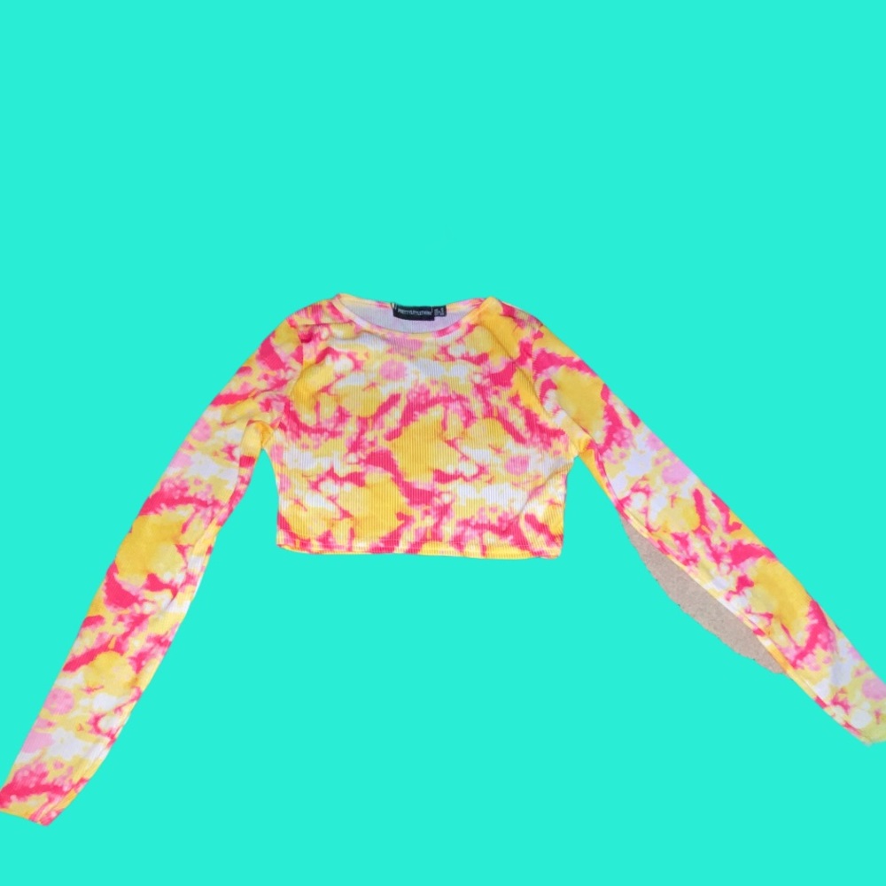 CROPPED COLORFUL TOP